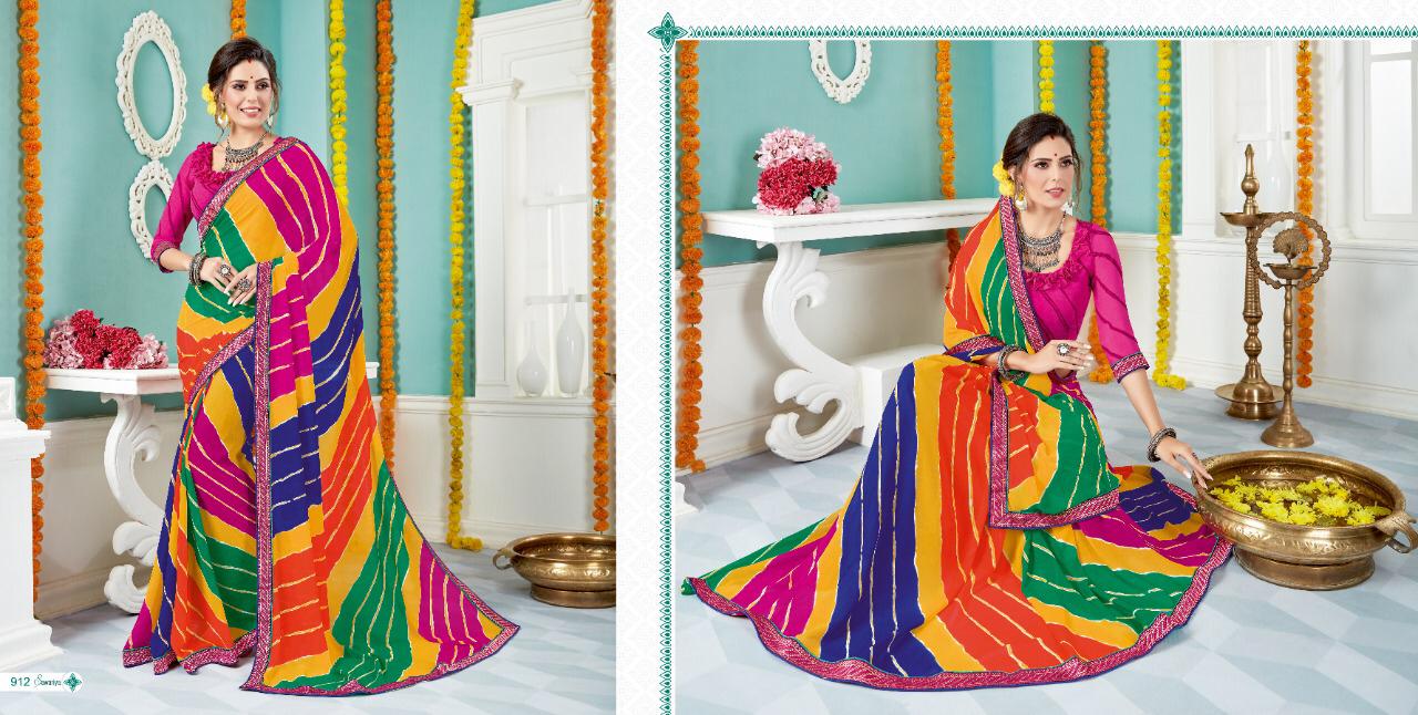 Sawariya By Chahat Casual Wear Georgette Designer Saree Online Shopping