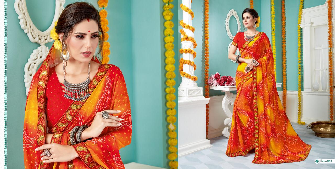 Sawariya By Chahat Casual Wear Georgette Designer Saree Online Shopping