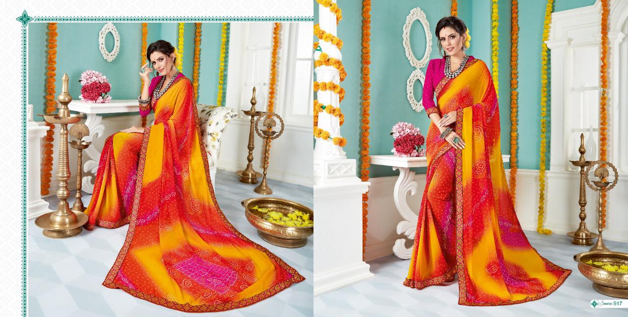 Sawariya By Chahat Casual Wear Georgette Designer Saree Online Shopping