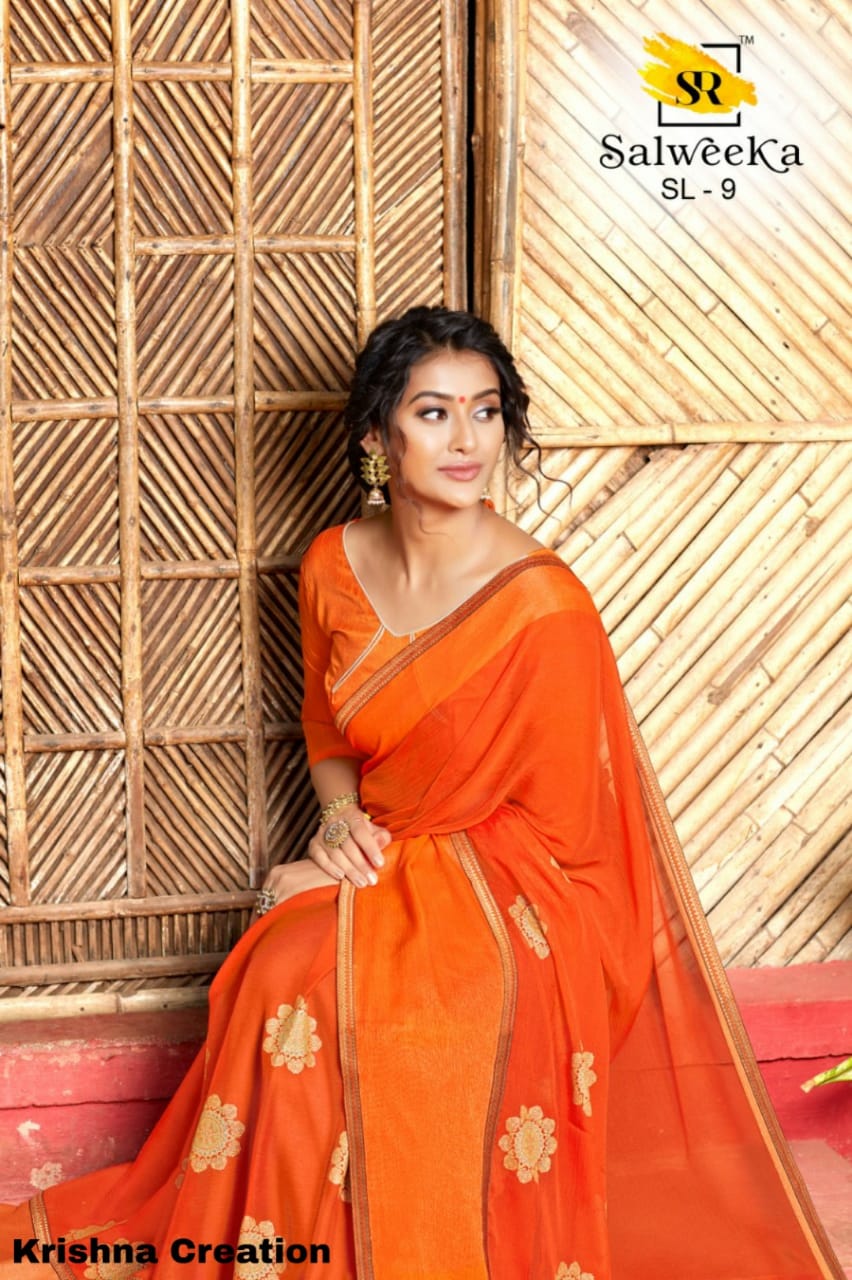 Sr Brand Present Salweeka Brasso Panel Concept Exclusive Saree Authorized Dealer