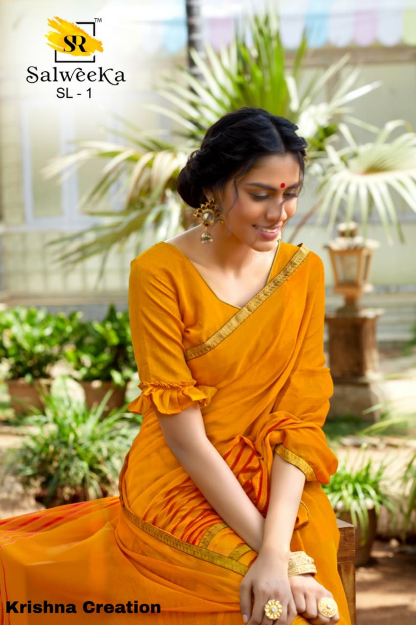 Sr Brand Present Salweeka Brasso Panel Concept Exclusive Saree Authorized Dealer