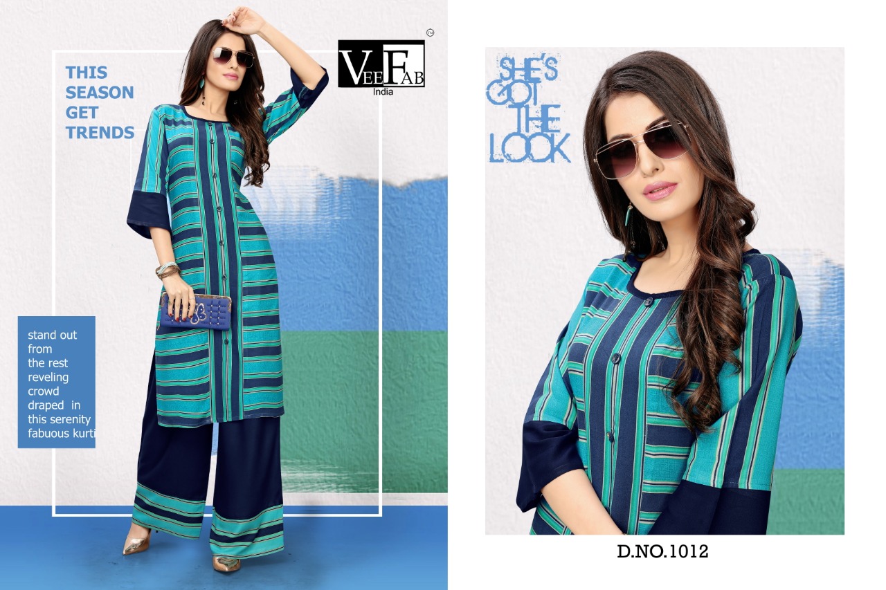 Vf India Present Lakhi Vol 2 Rayon Kurti With Plazzo Concept In Surat Market