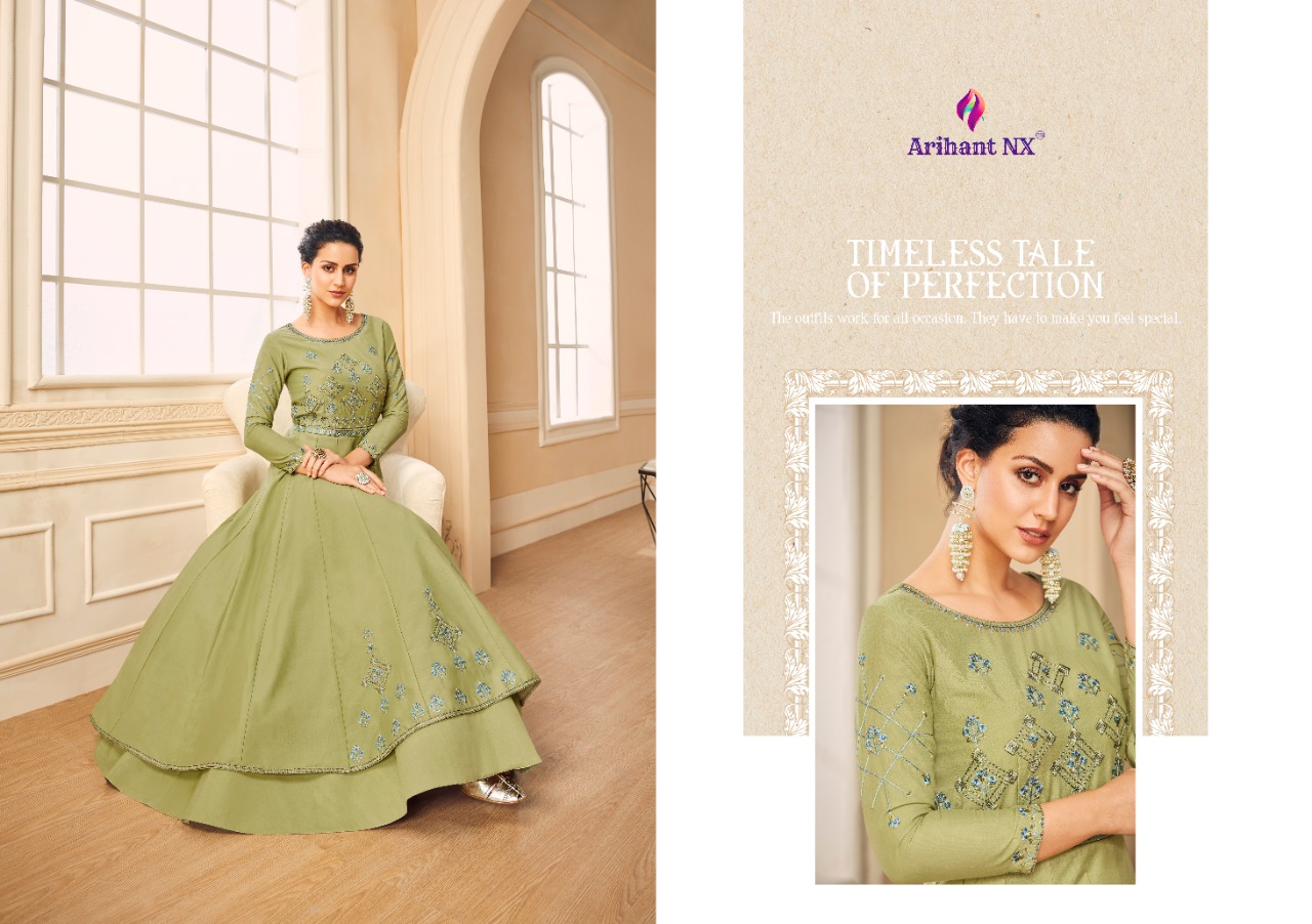 Arihant Amorina Vol 4 Readymade Gown Wholesale Place In Surat Market