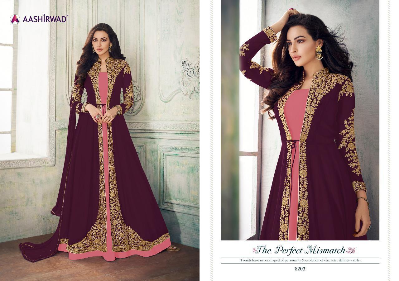 Buy Latest Salwar Kameez Suits For Women Aashirwad Anaya 8203 Colors