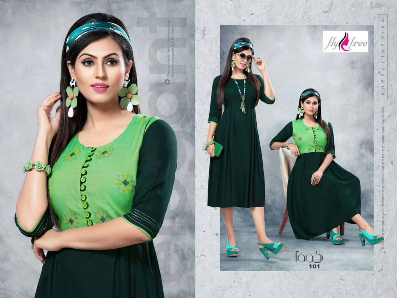 Faux Georgette Fabric Kurti with koti dupatta and santoon bottom | BSPKART  Online Shopping
