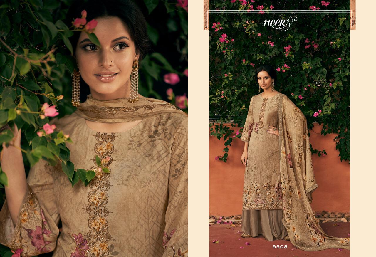 Kimora Ekaaya Heer Vol 61 Muslin Digital Printed Handwork Salwar Suit
