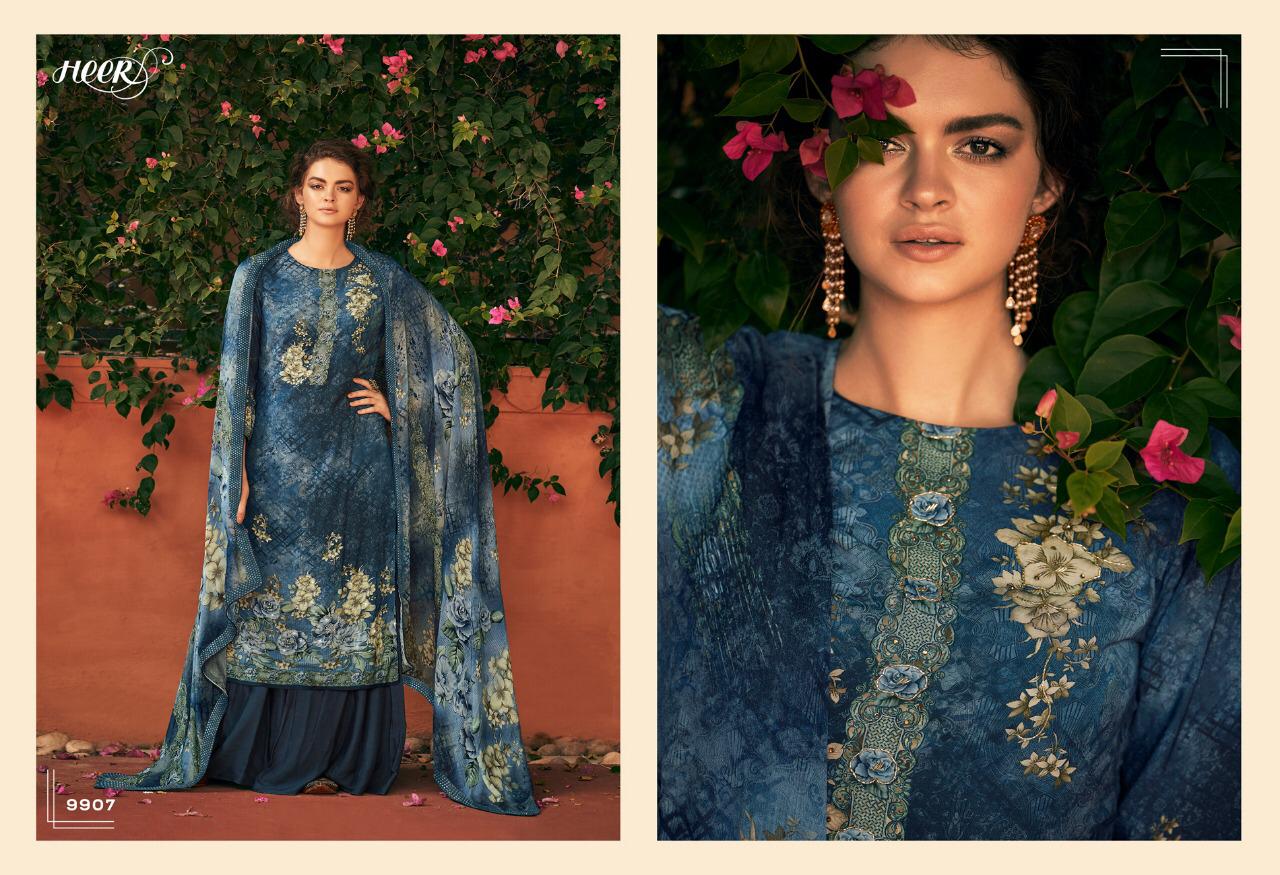 Kimora Ekaaya Heer Vol 61 Muslin Digital Printed Handwork Salwar Suit