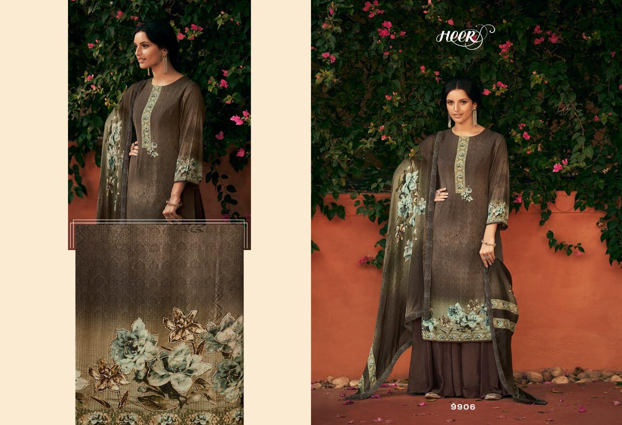 Kimora Ekaaya Heer Vol 61 Muslin Digital Printed Handwork Salwar Suit