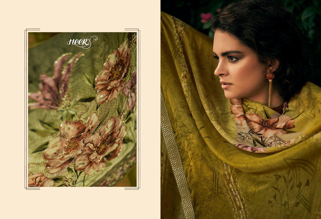 Kimora Ekaaya Heer Vol 61 Muslin Digital Printed Handwork Salwar Suit