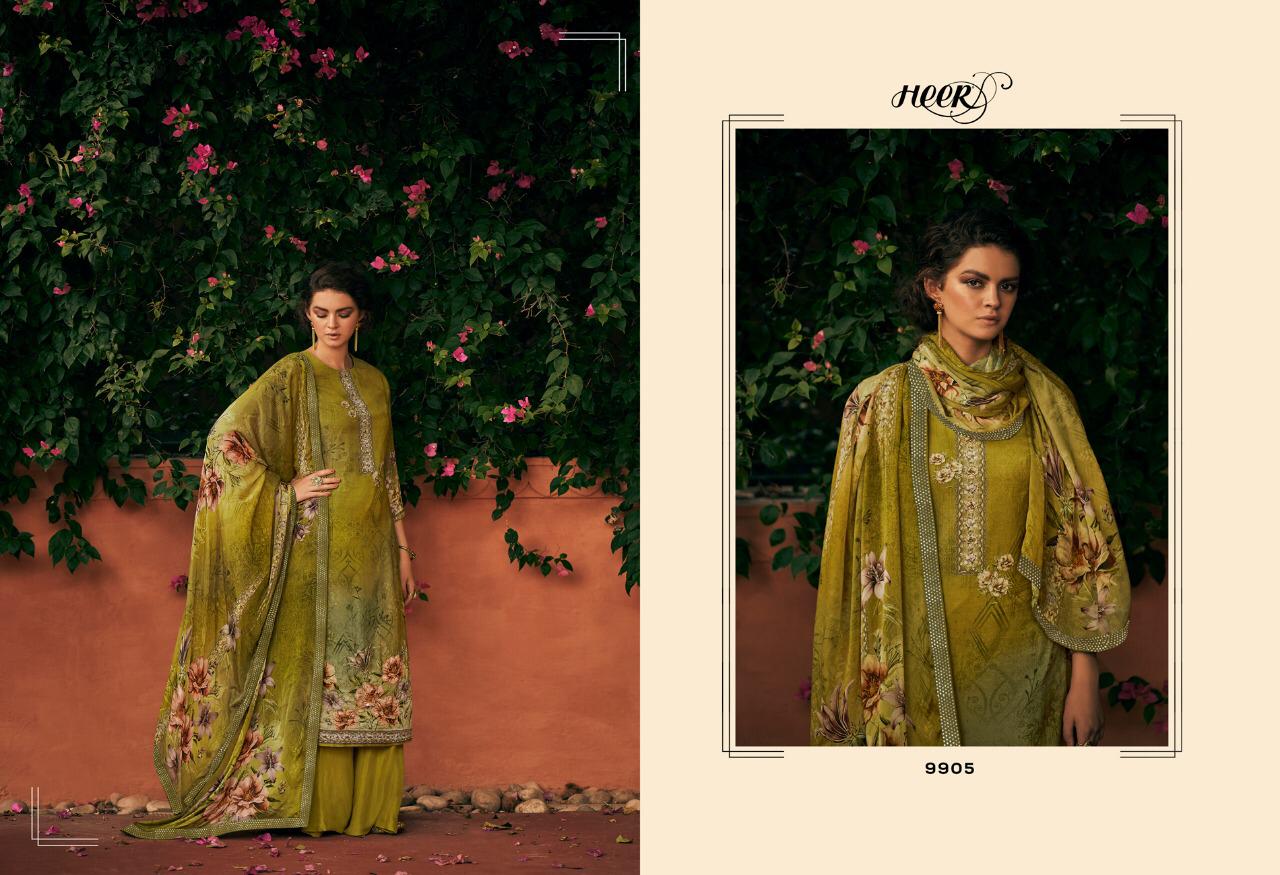 Kimora Ekaaya Heer Vol 61 Muslin Digital Printed Handwork Salwar Suit