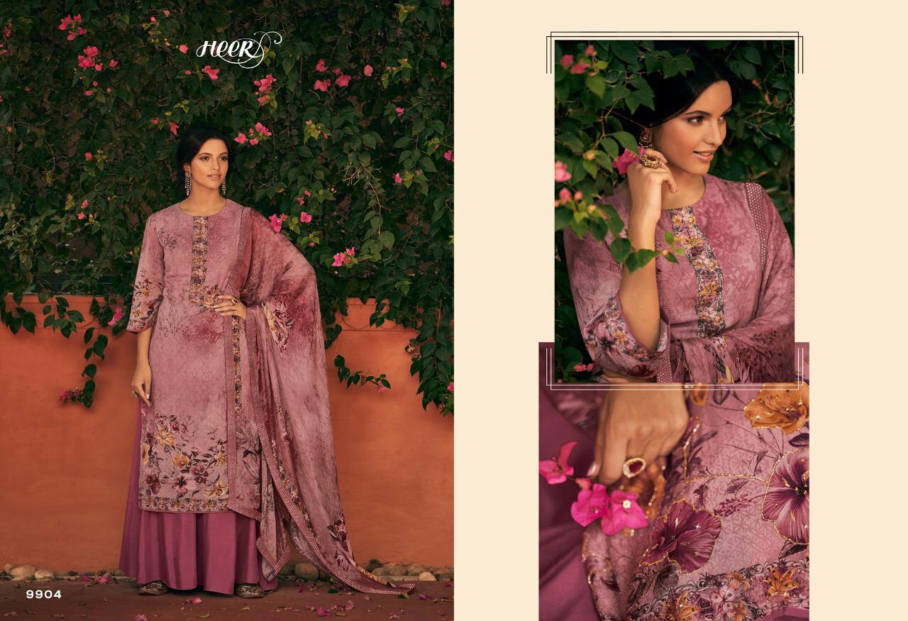 Kimora Ekaaya Heer Vol 61 Muslin Digital Printed Handwork Salwar Suit