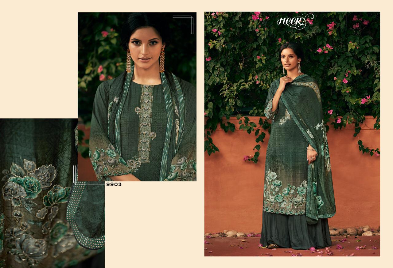 Kimora Ekaaya Heer Vol 61 Muslin Digital Printed Handwork Salwar Suit