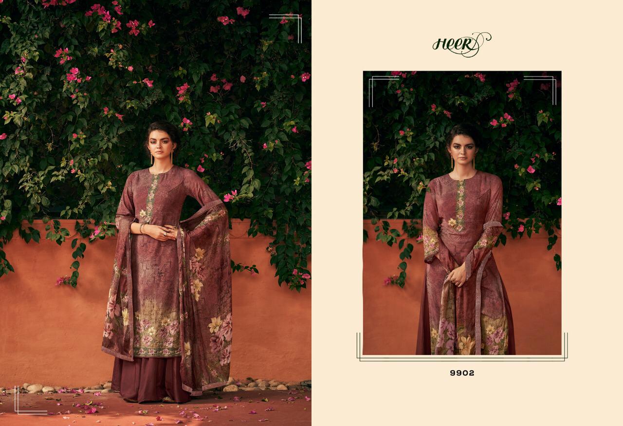 Kimora Ekaaya Heer Vol 61 Muslin Digital Printed Handwork Salwar Suit