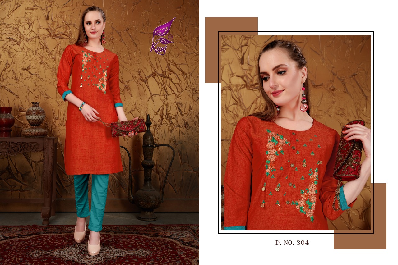 Kunj Muskan Vol 3 Rayon Special Big Size Kurti Collection