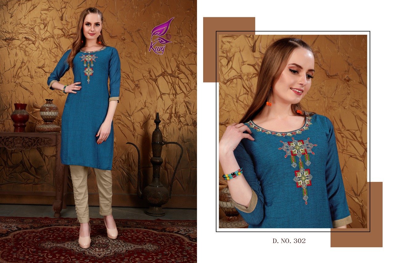 Kunj Muskan Vol 3 Rayon Special Big Size Kurti Collection