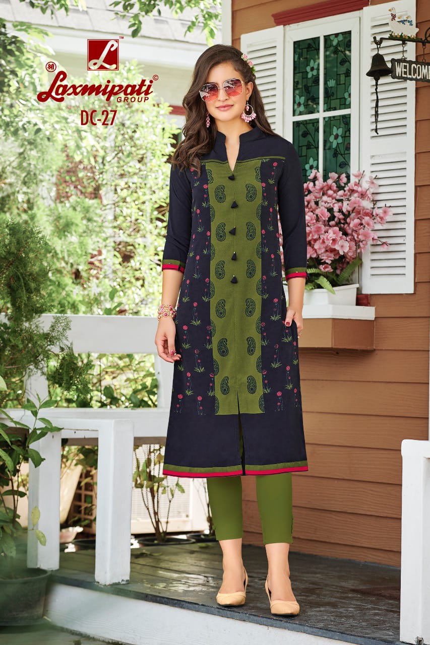 Laxmipati Presents Alia 21-30 Series Colorful Printed Stylish Kurtis Collection