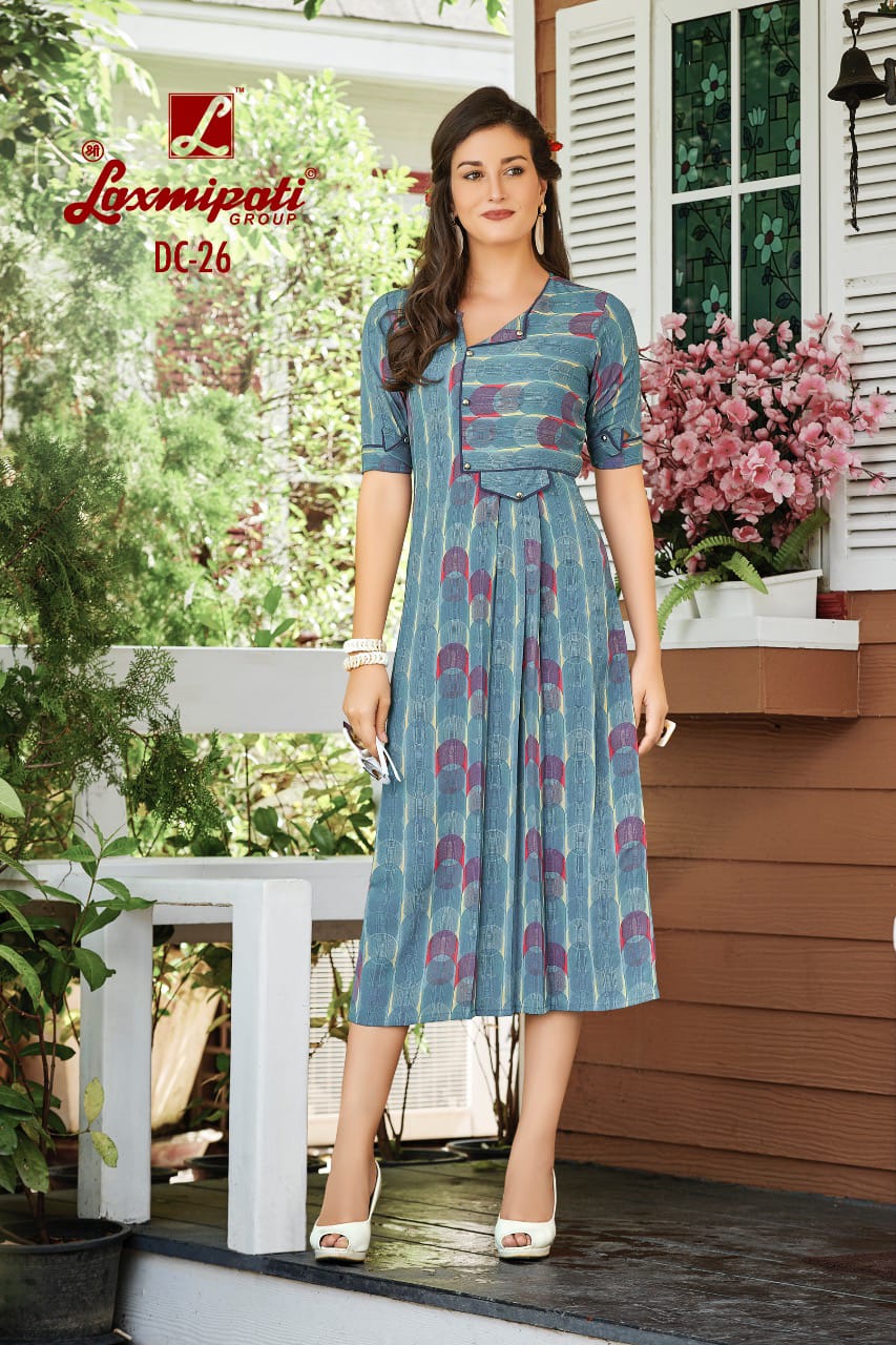 Laxmipati Presents Alia 21-30 Series Colorful Printed Stylish Kurtis Collection