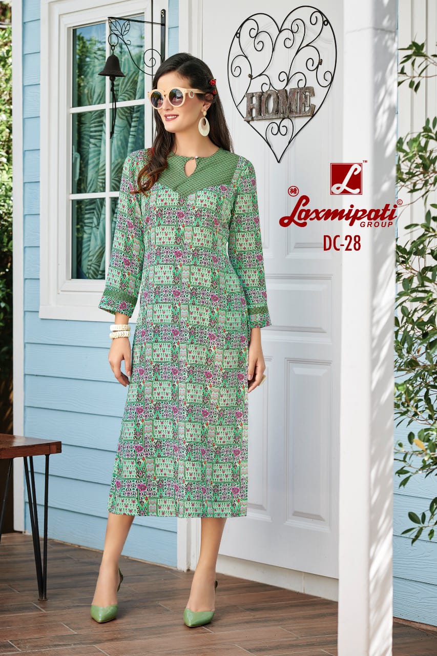 Laxmipati Presents Alia 21-30 Series Colorful Printed Stylish Kurtis Collection