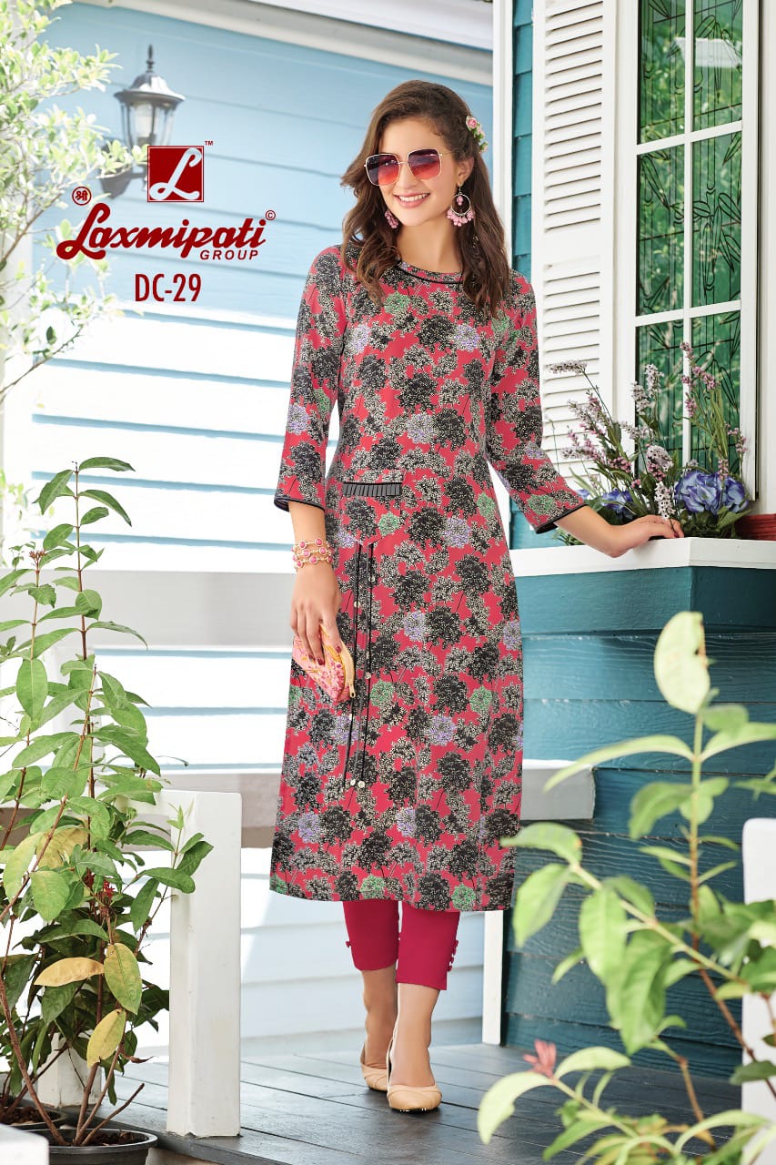 Laxmipati Presents Alia 21-30 Series Colorful Printed Stylish Kurtis Collection