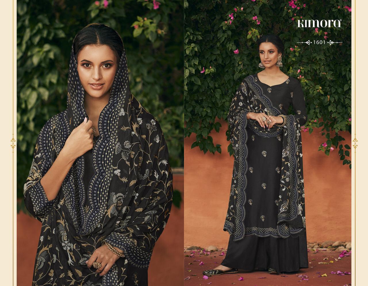 Morpankh Vol 16 By Kimora 1601-1607 Series Silk Embroidery Salwar Kameez