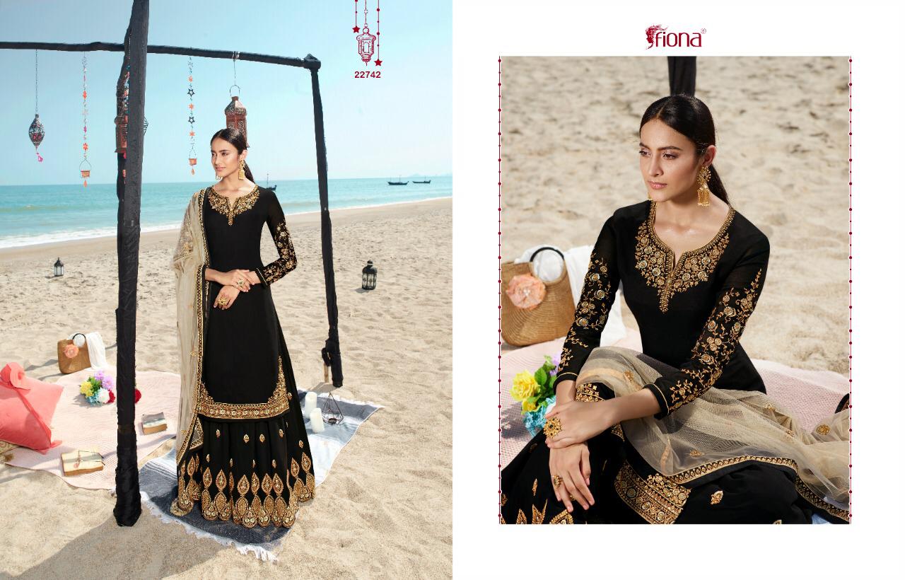 Noorie Sharara Vol 11 By Fiona Satin Georgette Pakistani Suits And Sharara Designs