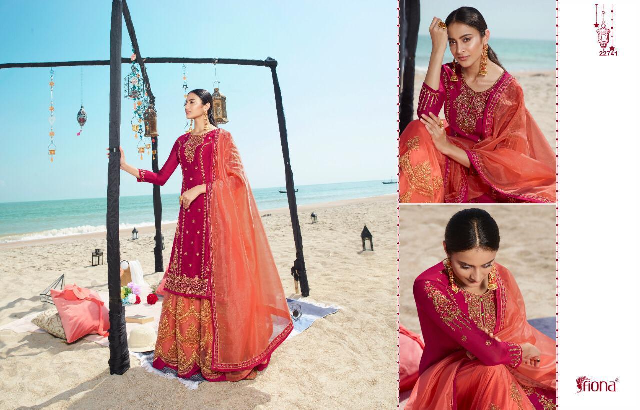 Noorie Sharara Vol 11 By Fiona Satin Georgette Pakistani Suits And Sharara Designs