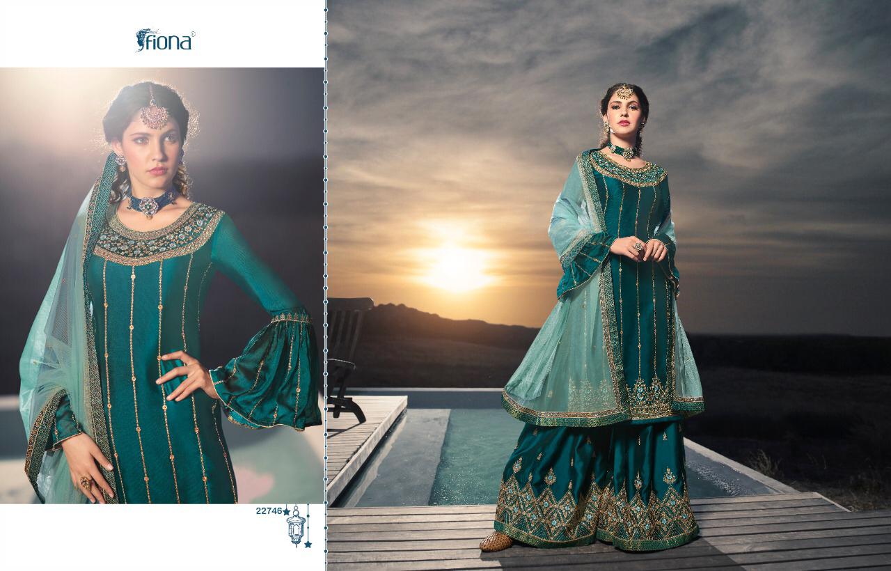 Noorie Sharara Vol 11 By Fiona Satin Georgette Pakistani Suits And Sharara Designs