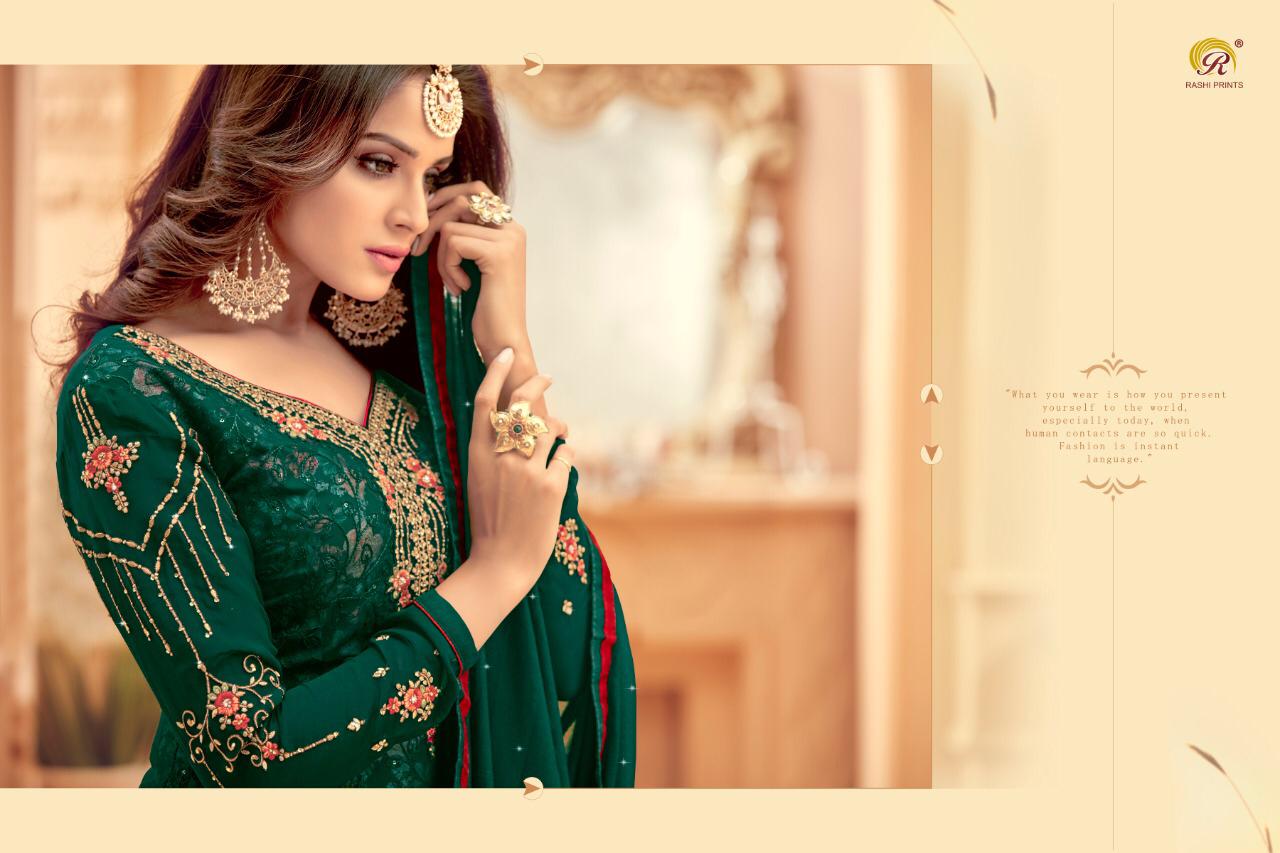 Rashi Prints Morni Georgette Embroidery Designer Salwar Kameez