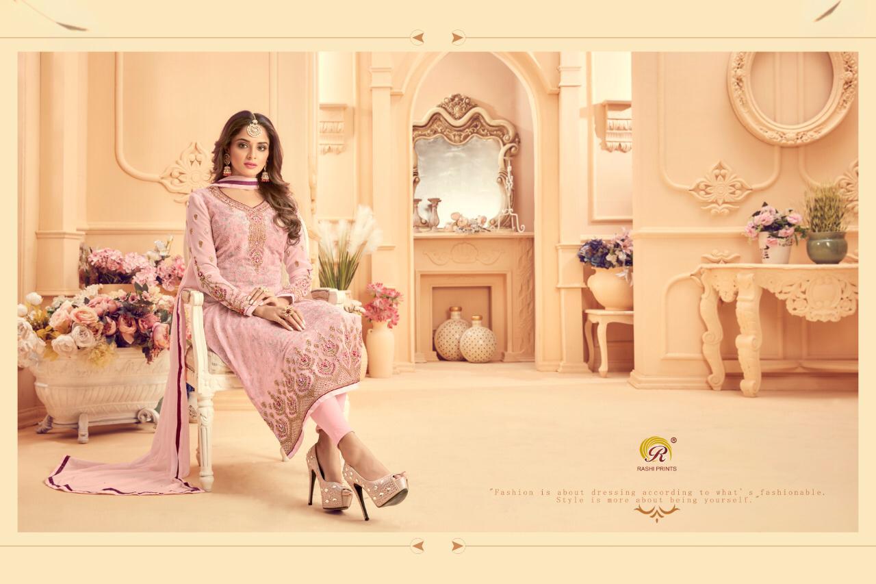 Rashi Prints Morni Georgette Embroidery Designer Salwar Kameez