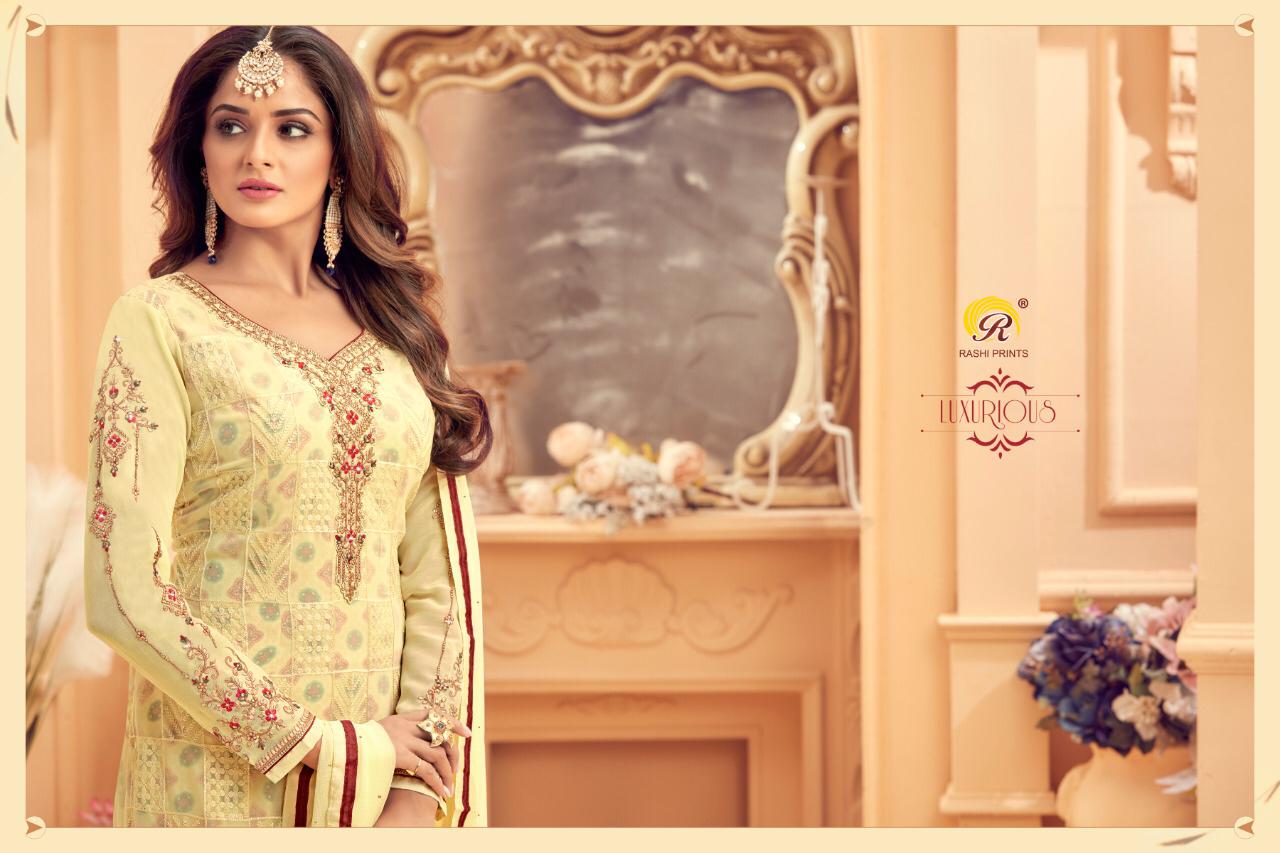 Rashi Prints Morni Georgette Embroidery Designer Salwar Kameez