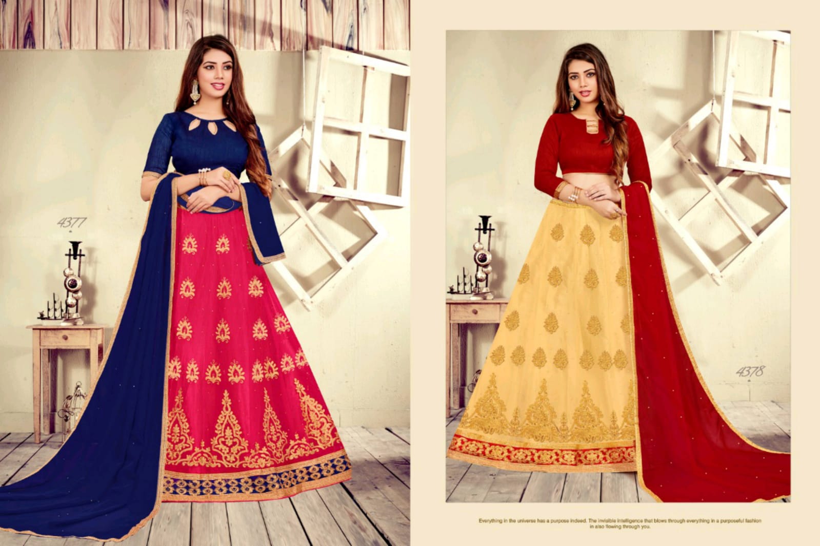 Sanskar Style Bandhan Net Embroidery Lehanga Online Shopping