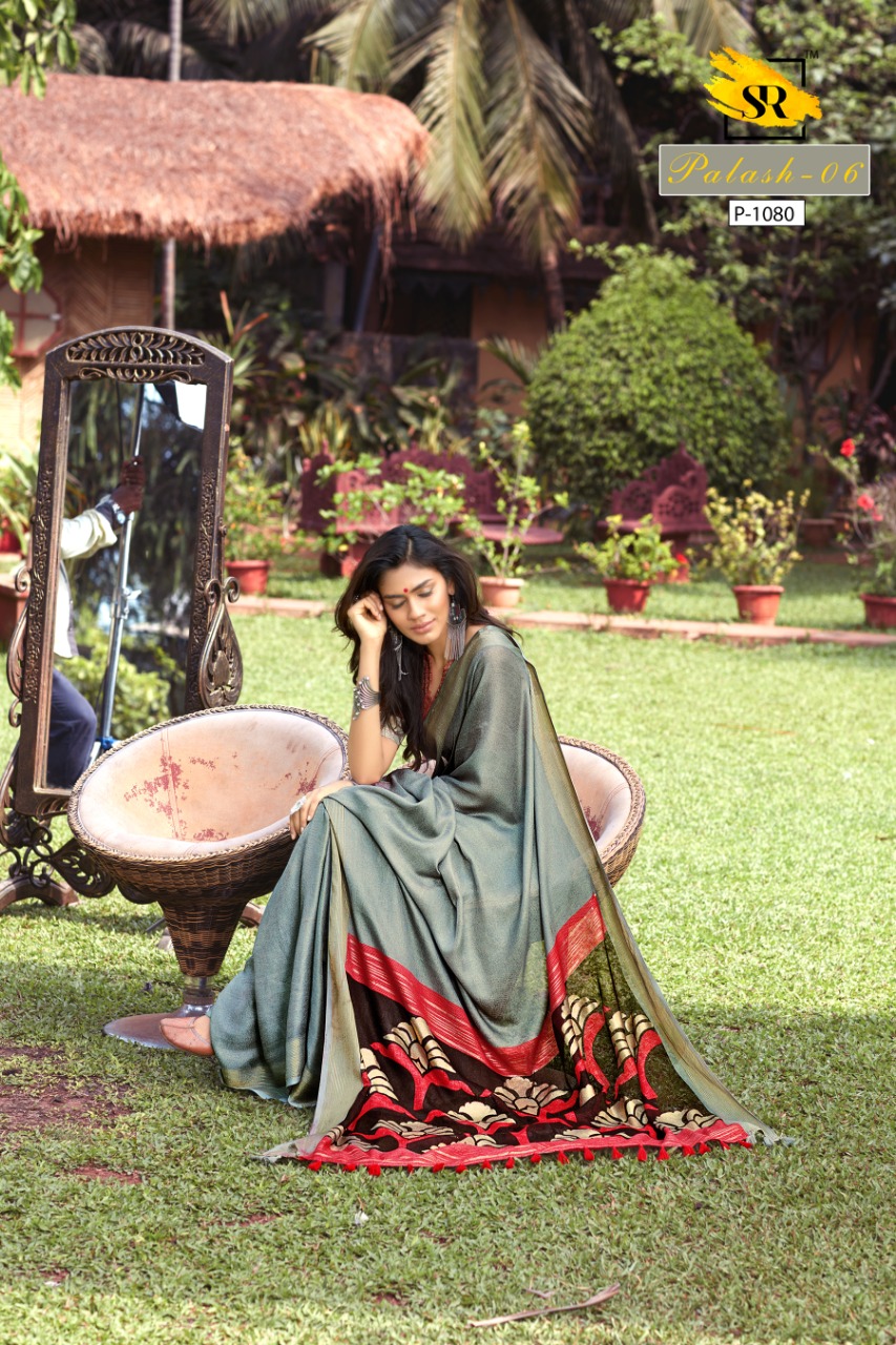 Sr Brands Palash All Time Hits Linen Designer Saree Pick And Choose Saree