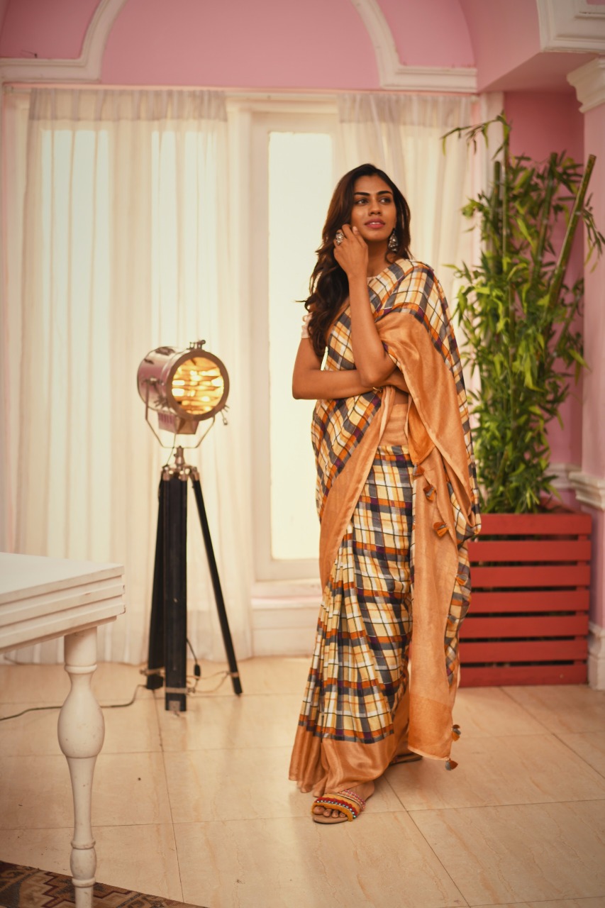 Sr Brands Palash All Time Hits Linen Designer Saree Pick And Choose Saree