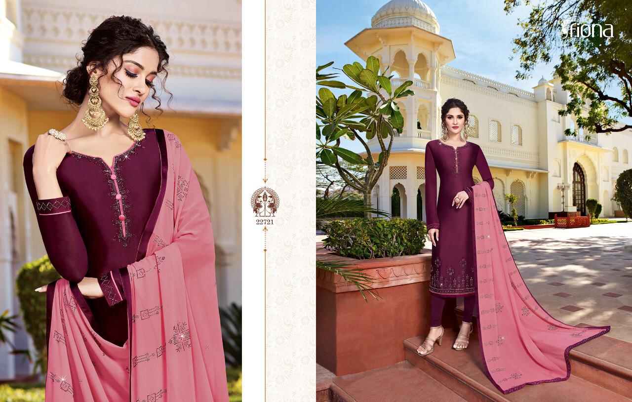 Ujjwala Vol 3 By Fiona Satin Georgette Diamond Work Salwar Kameez
