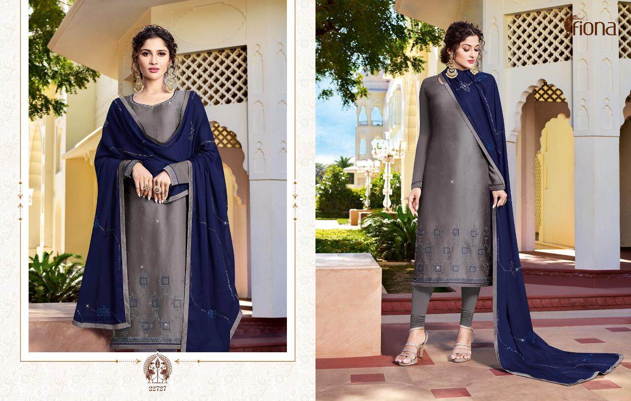 Ujjwala Vol 3 By Fiona Satin Georgette Diamond Work Salwar Kameez