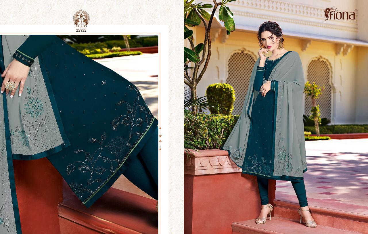 Ujjwala Vol 3 By Fiona Satin Georgette Diamond Work Salwar Kameez