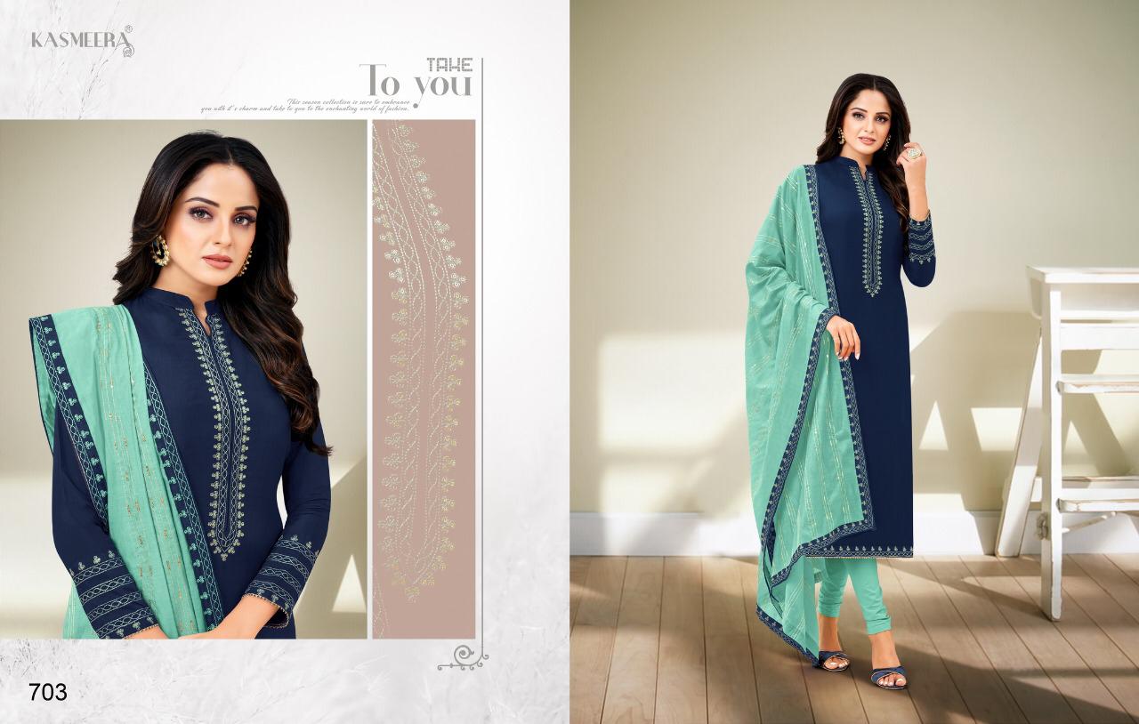 Afeem Vol 5 By Kasmeera Fancy Ladies Suits Catalog At Wholesale Price Seller