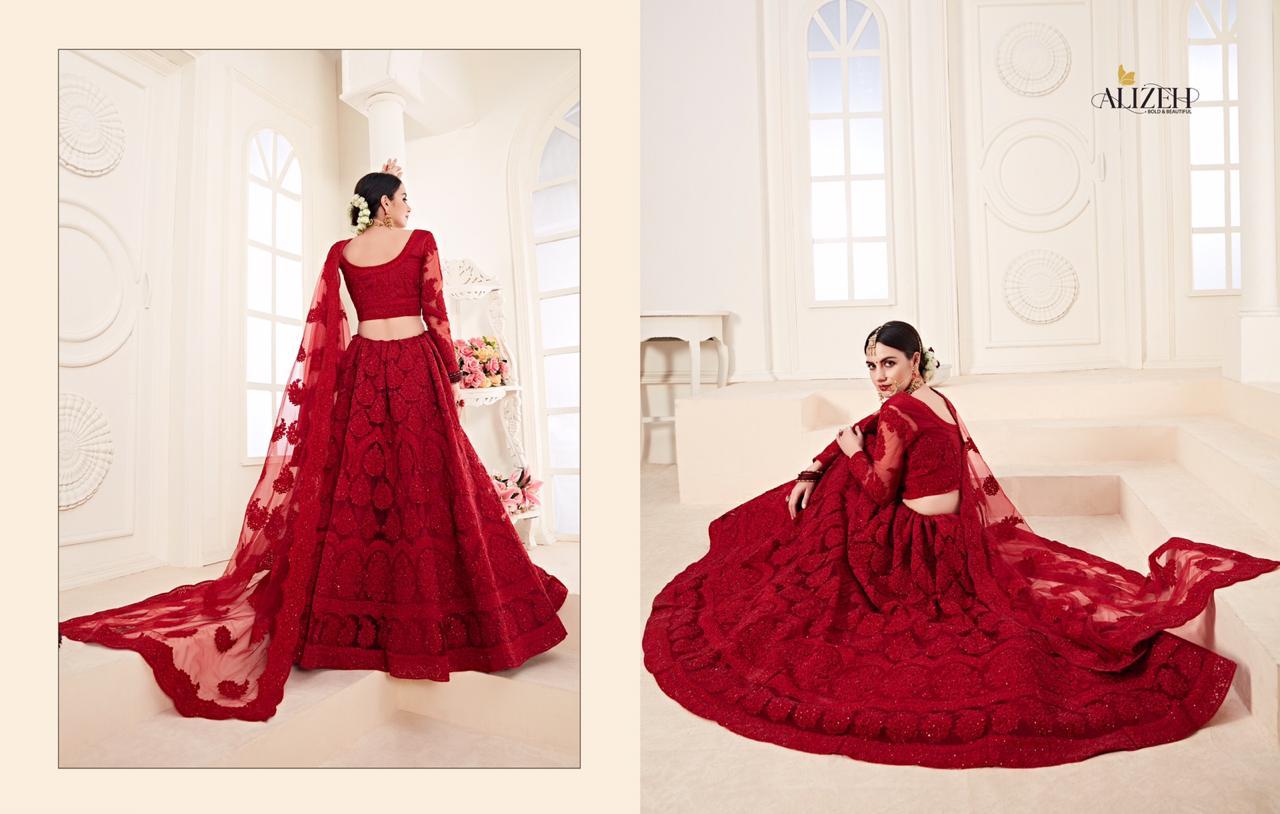 Alihez Bridal Heritage Colour Saga Wedding Designer Lehanga Catalogue