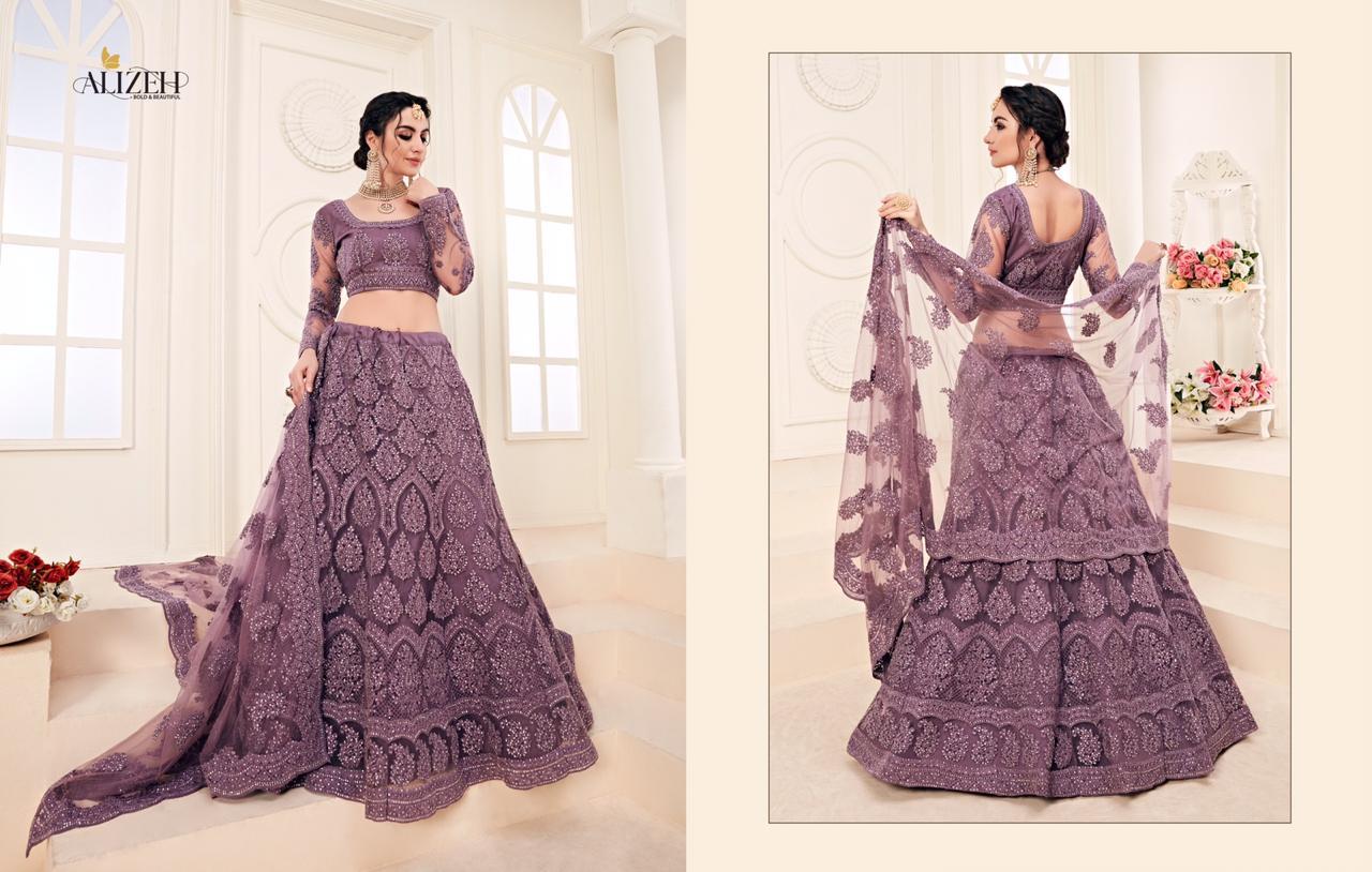 Alihez Bridal Heritage Colour Saga Wedding Designer Lehanga Catalogue