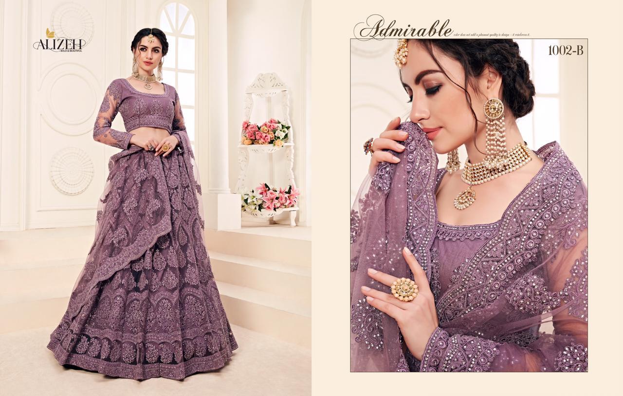 Alihez Bridal Heritage Colour Saga Wedding Designer Lehanga Catalogue