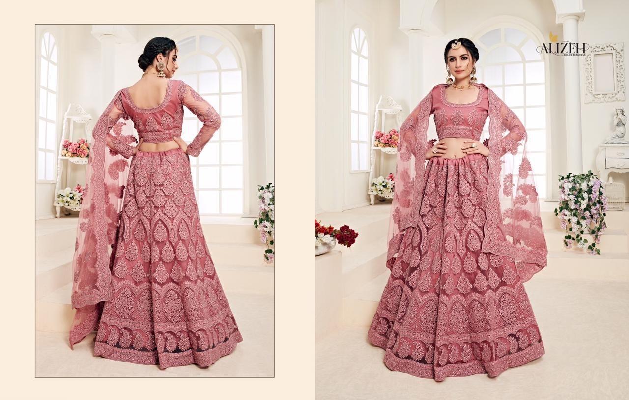 Alihez Bridal Heritage Colour Saga Wedding Designer Lehanga Catalogue