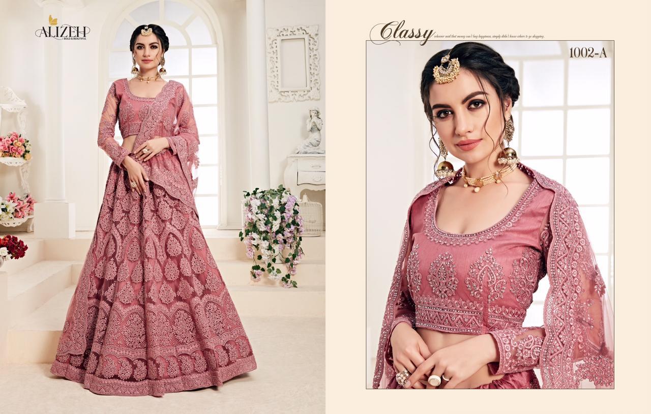 Alihez Bridal Heritage Colour Saga Wedding Designer Lehanga Catalogue