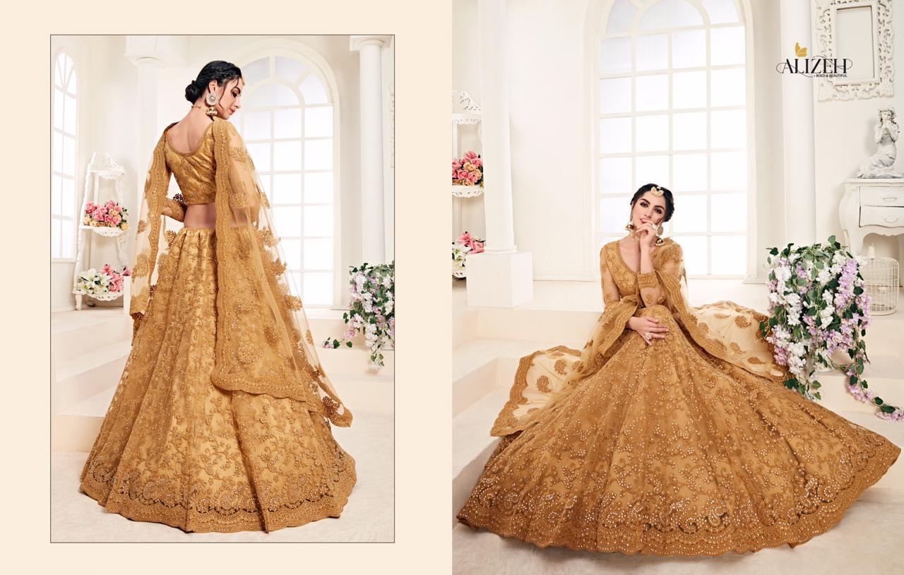 Alihez Bridal Heritage Colour Saga Wedding Designer Lehanga Catalogue