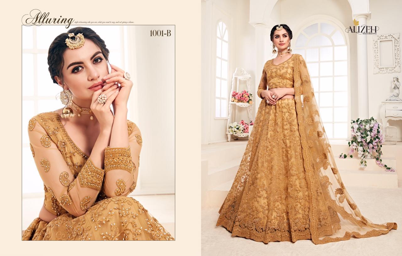 Alihez Bridal Heritage Colour Saga Wedding Designer Lehanga Catalogue