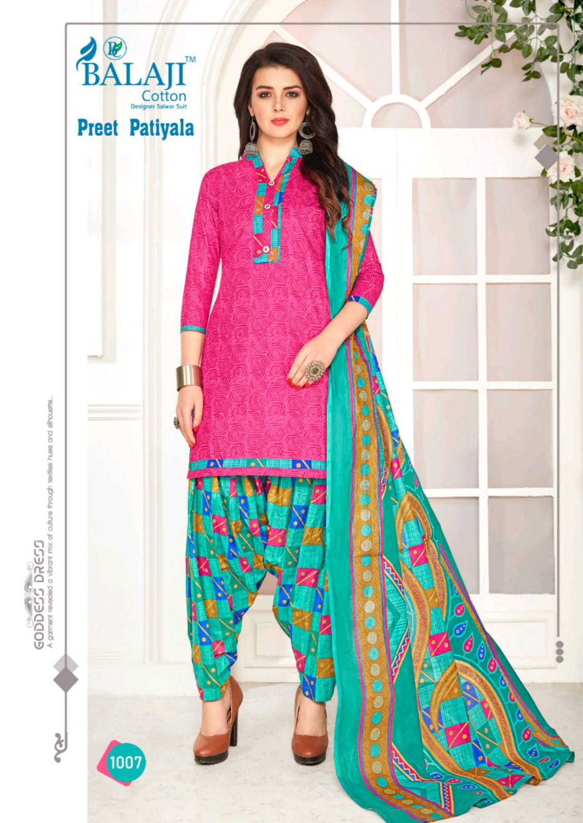 Balaji Preet Patiyala Cotton Patiyala Dress Materials Online Seller