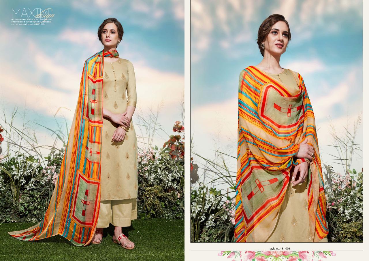 Florine By Sargam Pure Jam Khatli Work Dress Materials