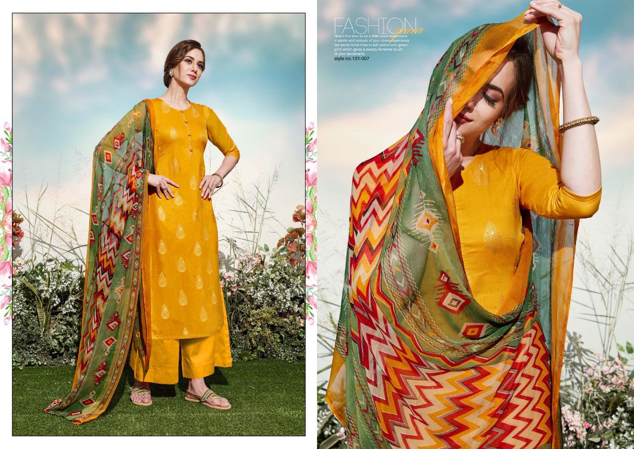 Florine By Sargam Pure Jam Khatli Work Dress Materials