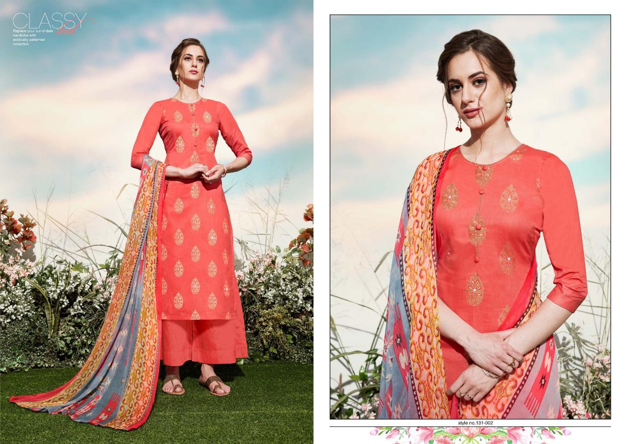 Florine By Sargam Pure Jam Khatli Work Dress Materials