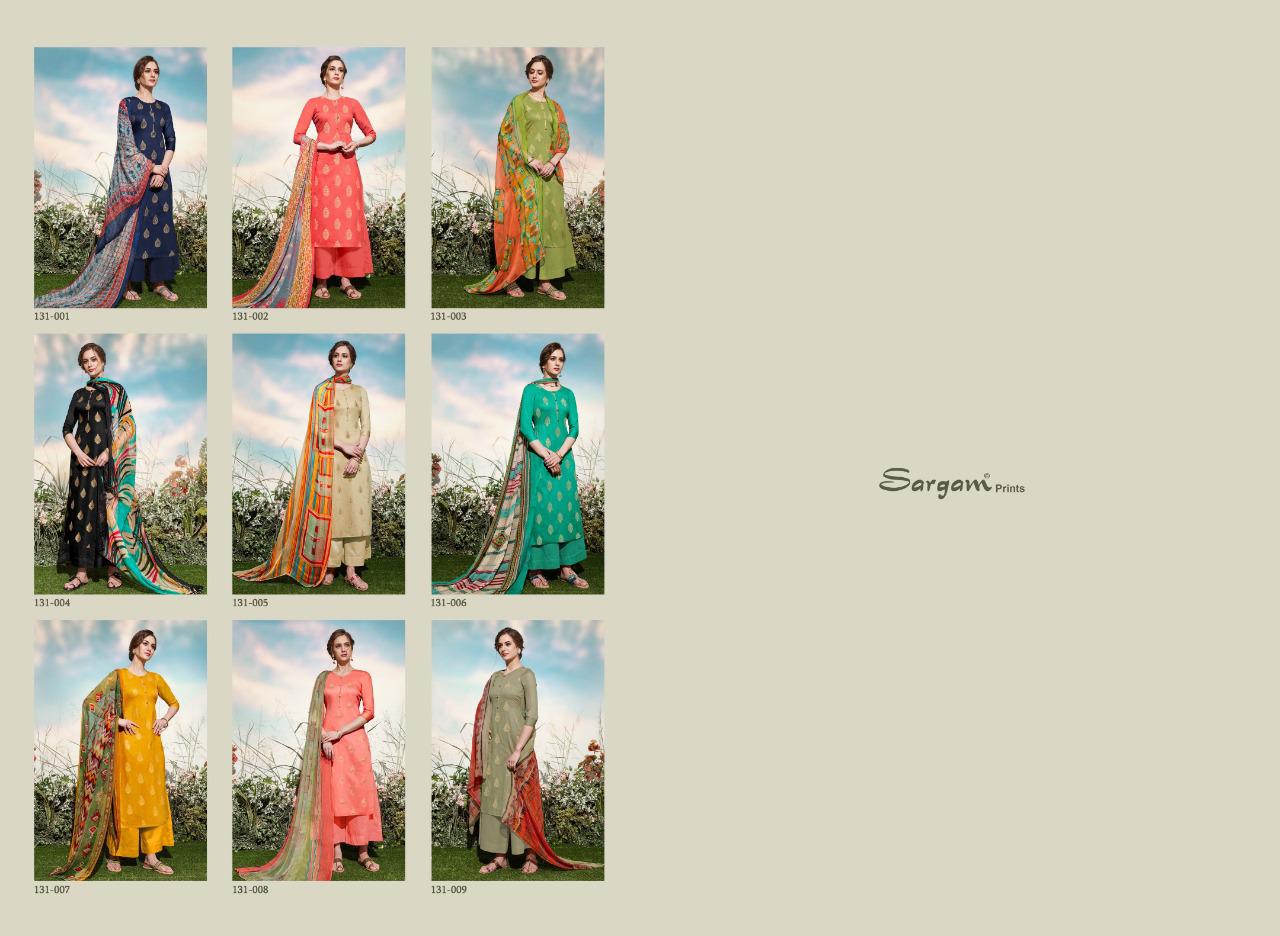 Florine By Sargam Pure Jam Khatli Work Dress Materials