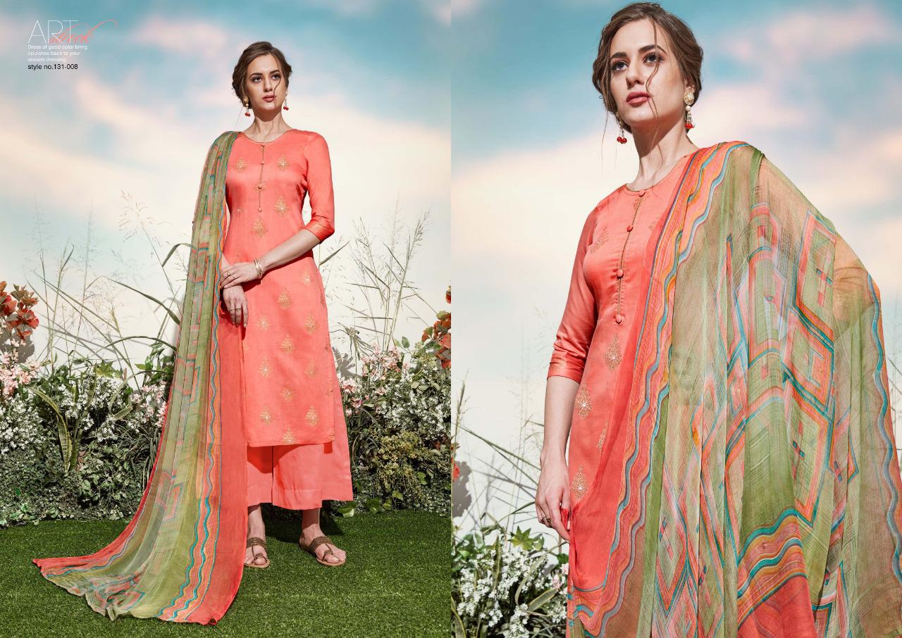 Florine By Sargam Pure Jam Khatli Work Dress Materials